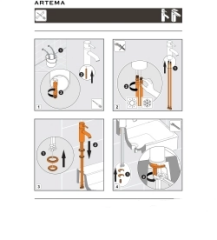 Artema A43532 Minimax Round Lavabo Bataryası Yüksek,Krom