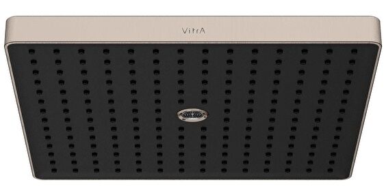 Vitra A4592334 Prime Square Round Duş Başlığı 2F (300mm)Fırçalı Nikel