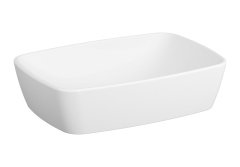 Vitra 7075b003-0016 Shift Tezgah Üstü Çanak Lavabo 55 Cm Parlak Beyaz