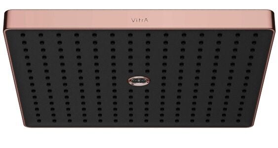 Vitra A4592329 Prime Square Round Duş Başlığı 2F (300mm)Soft Bakır