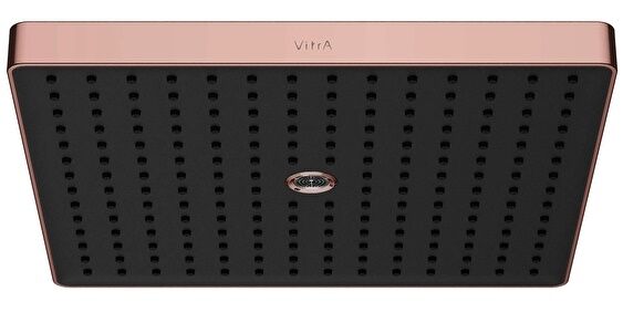 Vitra A4592329 Prime Square Round Duş Başlığı 2F (300mm)Soft Bakır