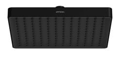 Artema A4592336 Prime Square Round Duş Başlığı 2F (300mm) Mat Siyah
