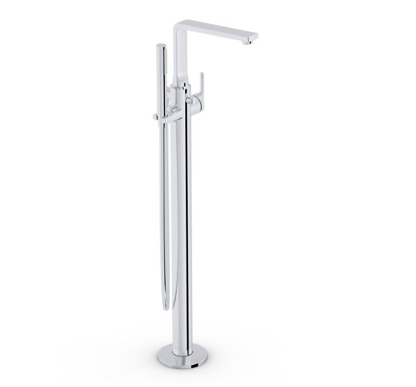 Artema Suit L A41287 Yerden Küvet Bataryası, Krom (El Duşlu)