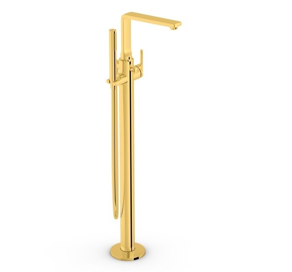 Vitra Suit L A4128723 Yerden Küvet Bataryası Altın (El Duşlu)