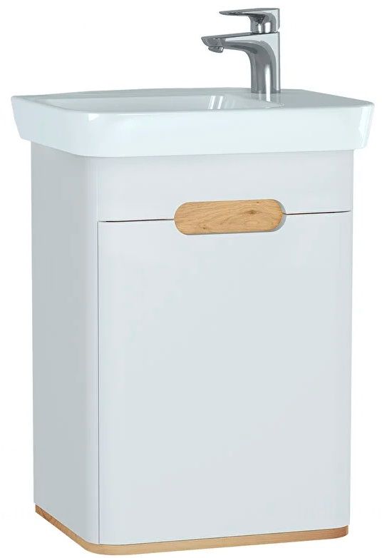 Vitra 60779 Sento Lavabo Dolabı(Sol) 50 Cm Kapaklı Mat Beyaz