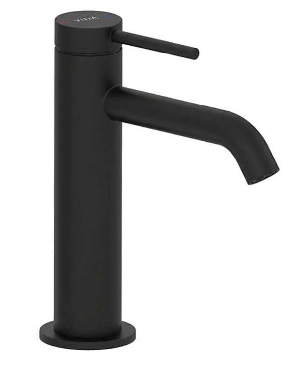 Artema A4353236 Minimax Round Lavabo Bataryası Yüksek,Mat Siyah
