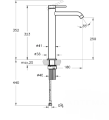 Artema A4353474 Minimax Round Çanak Lavabo Bataryası,Soft Altın