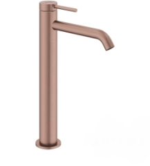 Artema A4353424 Minimax Round Çanak Lavabo Bataryası,Fırçalı Bakır