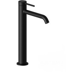 Artema A4353436 Minimax Round Çanak Lavabo Bataryası,Mat Siyah
