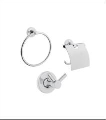 Vitra A44202 Base 100 Banyo Aksesuar Seti, 3'lü, Krom