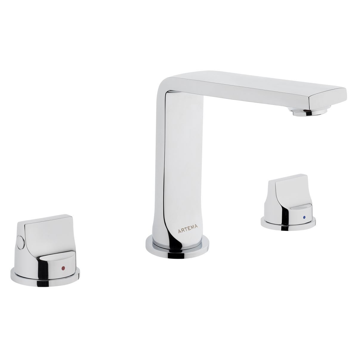 Artema A42508 Suit L Lavabo Bataryası Krom Üç Delikli