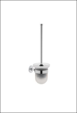 Vitra A44118 Base 100 Tuvalet Fırçalığı, Duvardan, Krom
