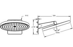 Vitra A4592274 Prime Round Duş Başlığı (2F) (300 Mm) Altın