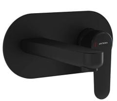 Artema Root Round A4272136 Ankastre Lavabo Bataryası Sıva Üstü Mat Siyah