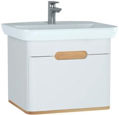 Vitra 60812 Sento Lavabo Dolabı 65 Cm Tek Çekmeceli Mat Beyaz