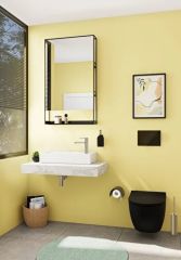 Vitra A4488836 Origin Kapaklı Tuvalet Kağıtlığı Siyah