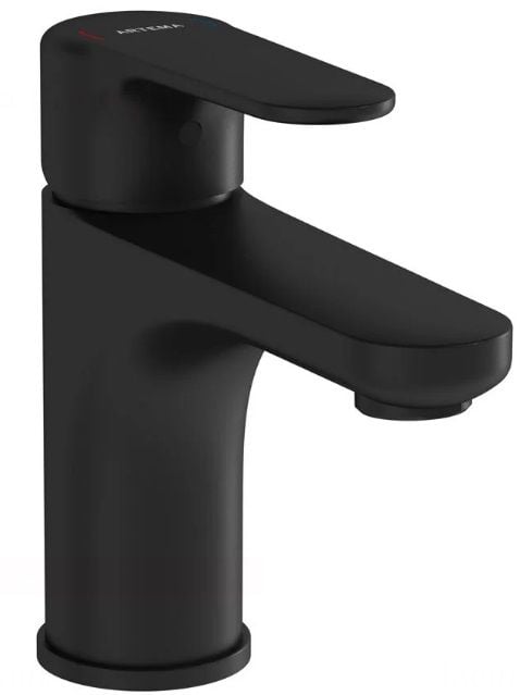 Artema Root Round A4270536 Lavabo Bataryası,Mat Siyah