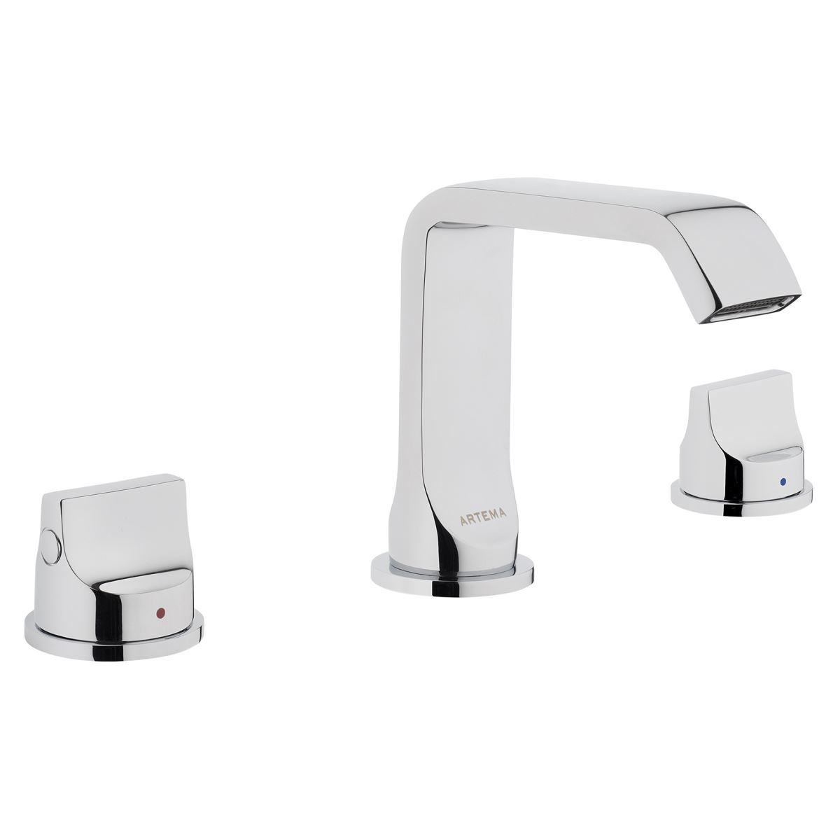 Artema A42510 Suit U Lavabo Bataryası Krom Üç Delikli