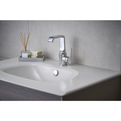 Vitra Suit U A42469 Yüksek Lavabo Bataryası, Krom