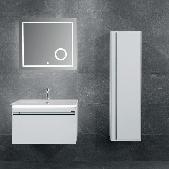 Lineart Icon 81 cm Banyo Dolabı + Ledli Ayna