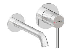 Artema A43537 Minimax Round Ankastre Lavabo Bataryası Kısa,Krom