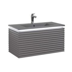 Lineart Fuga 80 cm Banyo Dolabı + Ledli Ayna