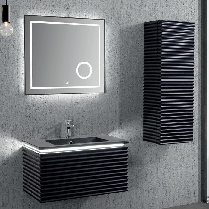 Lineart Fuga 80 cm Banyo Dolabı + Ledli Ayna