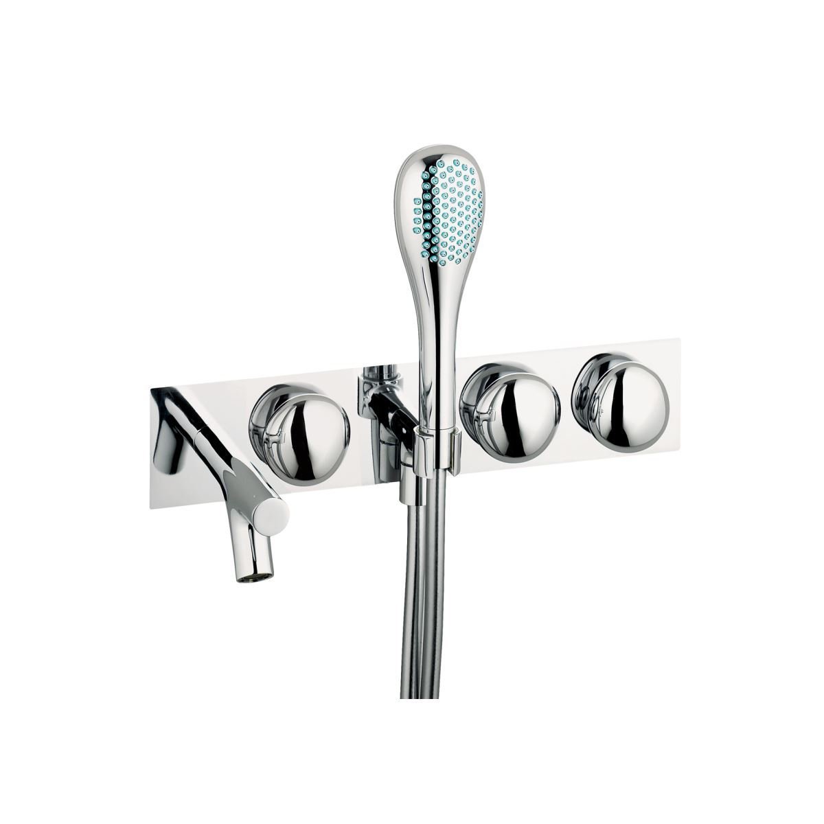 VitrA A42848 İstanbul Ankastre Banyo Bataryası Krom