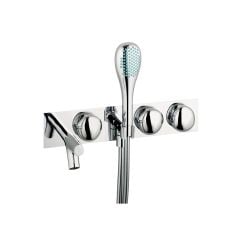 VitrA A42848 İstanbul Ankastre Banyo Bataryası Krom