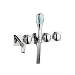 VitrA A42848 İstanbul Ankastre Banyo Bataryası Krom