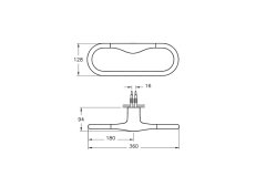 VitrA A48008 İstanbul Halka Havluluk Krom