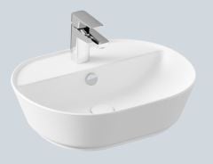 VitrA GeoTezgah Üstü Çanak Lavabo 55 cm Mat Beyaz 7428B001-0001