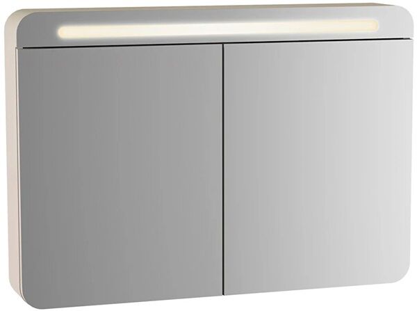 Vitra 61683 Sento Aydınlatmalı Dolaplı Ayna 100 Cm Mat Antrasit