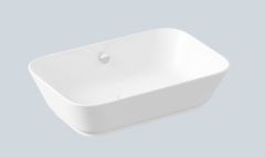 VitrA Geo Tezgah Üstü Lavabo 60 cm Mat Beyaz 7425B001-0012