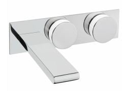 VitrA A4285157 Memoria Ank.Lavabo Bataryası Krom-Beyaz+A42844 Sıva Altı Dahil