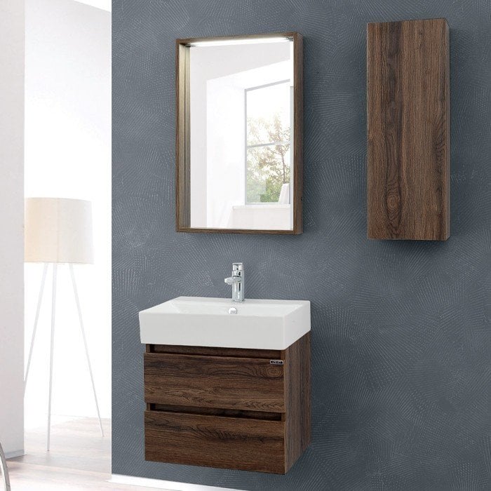 Lineart Plaza 60 cm Banyo Dolabı + Ledli Ayna