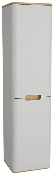 Vitra 66004 Sento Boy Dolabı 40 Cm Çamaşır Sepetli M.Açık Gri(Sol)