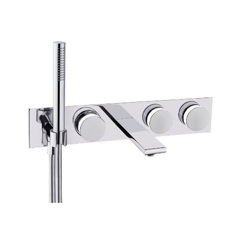 VitrA A4285357 Memoria Ankastre Banyo Bataryası Krom-Beyaz