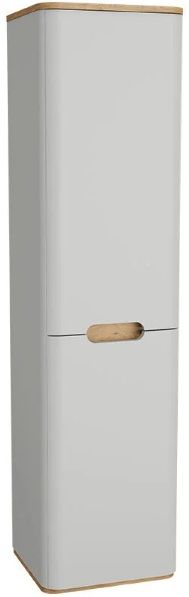 Vitra 66005 Sento Boy Dolabı 40 Cm Çamaşır Sepetli M.Açık Gri(Sağ)