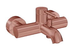 Artema A4354829 Minimax Round Banyo Bataryası Soft Bakır