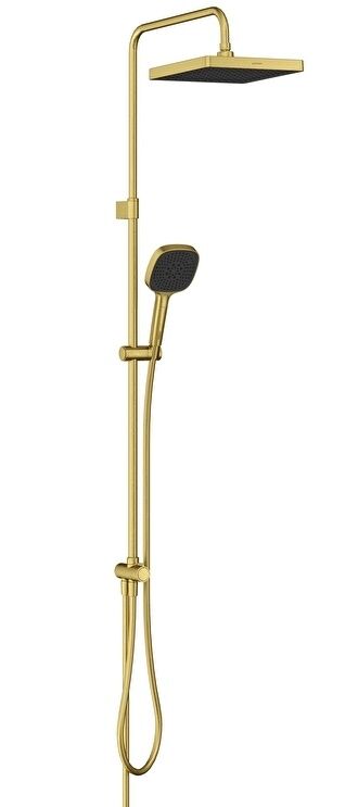 Artema A4591925 Core Square 250 Duş Kolonu Fırçalı altın