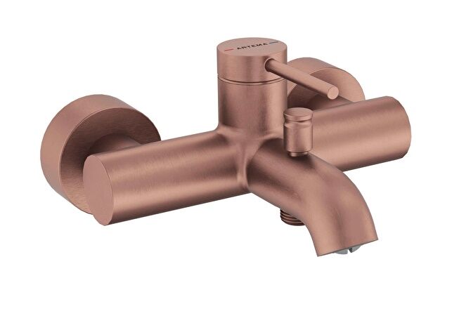 Artema A4354824 Minimax Round Banyo Bataryası Fırçalı Bakır