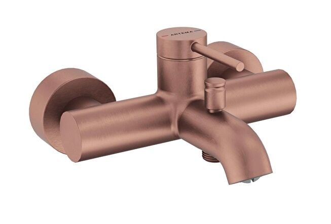 Artema A4354824 Minimax Round Banyo Bataryası Fırçalı Bakır