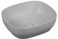 Vitra 5994b476-0016 Outline Kare Çanak Lavabo Mat Taş Gri 48 Cm