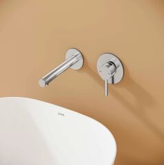Vitra A42581 Origin Ankastre Lavabo Bataryası Krom