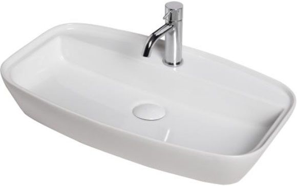 Smanni Fang 67 GM Çanak Lavabo 67X40 cm Parlak Beyaz