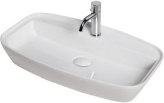 Smanni Fang 67 GM Çanak Lavabo 67X40 cm Parlak Beyaz