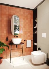 Vitra A4258136WTC Origin Ankastre Lavabo Bataryası Mat Siyah