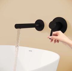Vitra A4258136WTC Origin Ankastre Lavabo Bataryası Mat Siyah