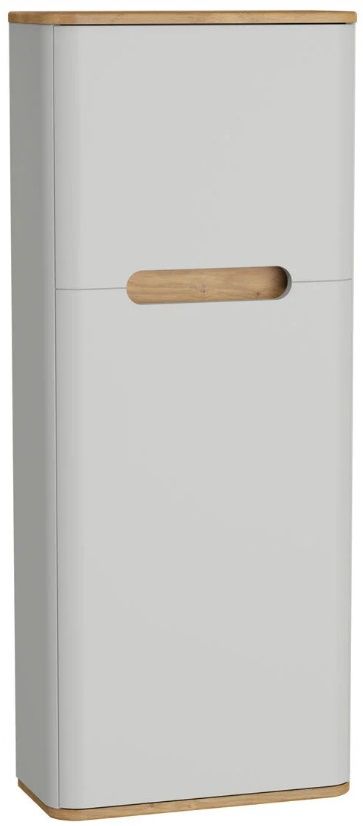 Vitra 66157 Sento Dar Boy Dolabı 50 Cm Mat Açık Gri(Sağ)